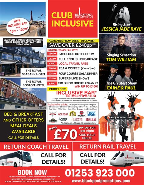 blackpool promotions all inclusive